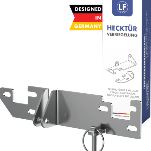 LAINFELD Hecktürverriegelung Einbruchschutz H1/H2 Dach für z.B. FIAT Ducato, Citroen Jumper - Vorhängeschlösser & Verriegelungen