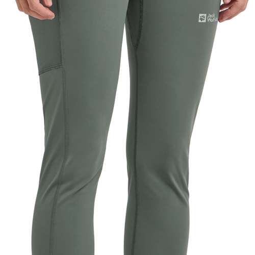 Jack Wolfskin Klintal Tights Damen Hose dunkelgrün XL - Damenhosen, -röcke & -kleider