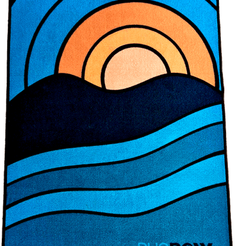 BusBoxx Teppich rugBoxx Sunrise für Coast/Ocean 106 cm x 100 cm - Vorzeltteppich & Zeltboden