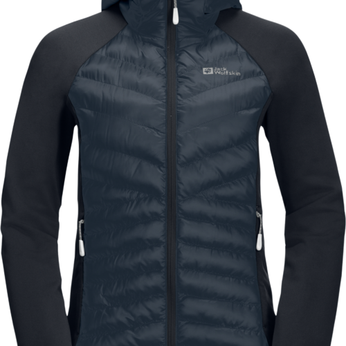 Jack Wolfskin Routeburn Pro Hybrid W Damen Übergangsjacke schwarz L - Damenjacken
