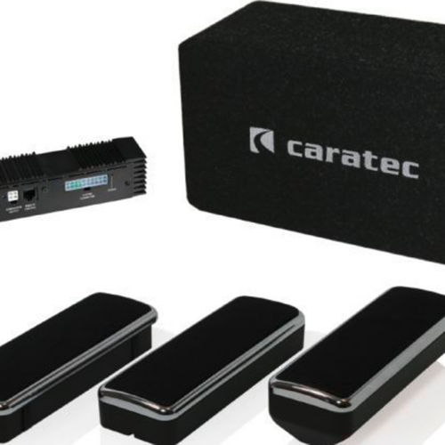 Caratec Audio CAS208D Soundsystem für Fiat Ducato/Citroen Jumper/Peugeot Boxer ab 2007 mit Caratec Lautsprechersatz CAK1650.DU. mit Lautsprechern für den Wohnbereich schwarz - Lautsprecher