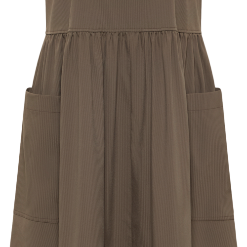 Jack Wolfskin Sioma Dress Damen Kleid dunkelbraun S - Damenhosen, -röcke & -kleider