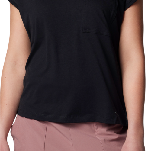 Columbia Boundless Trek Damenshirt schwarz S - Damenshirts, -blusen & -pullover
