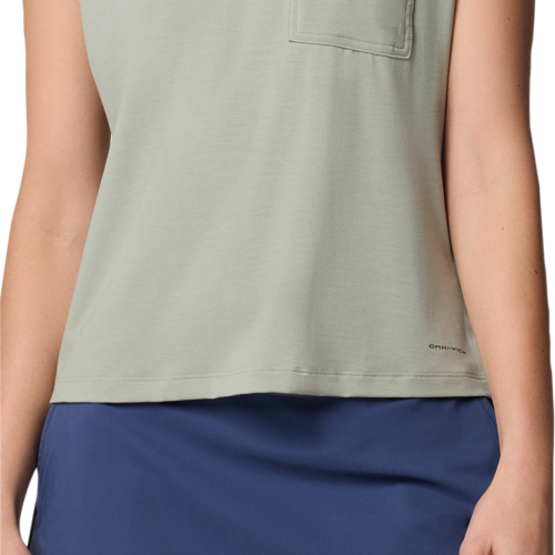 Columbia Boundless Trek Damenshirt olive M - Damenshirts, -blusen & -pullover