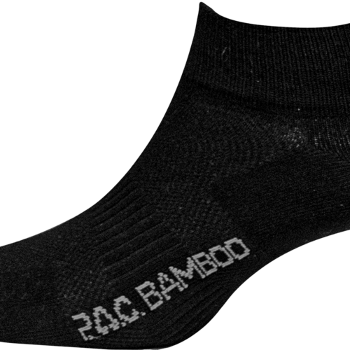 P.A.C Bamboo Quarter Unisex Socken schwarz 39-42 - Socken von PAC