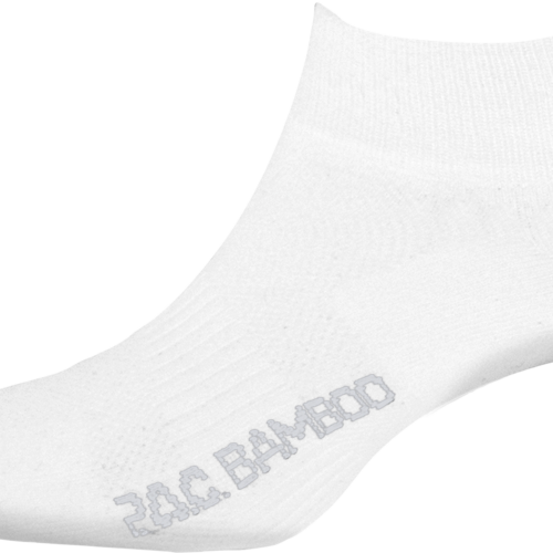 P.A.C Bamboo Quarter Unisex Socken weiß 43-47 - Socken von PAC