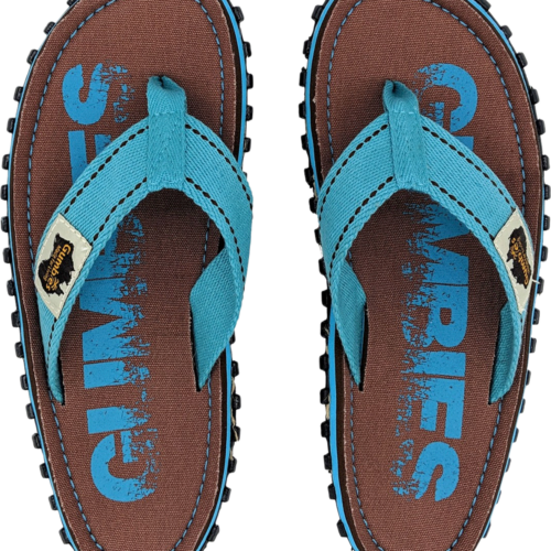 Gumbies Original Damen Zehenstegsandale türkis 38 - Herrenschuhe