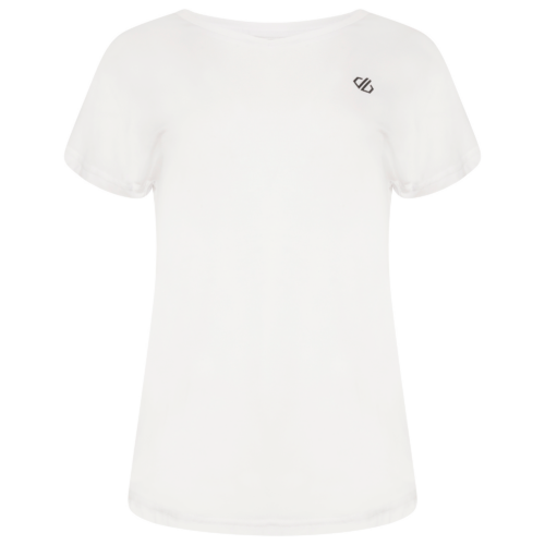 Dare2b Vigilant Tee Damen Funktionsshirt weiß 52 - Damenshirts, -blusen & -pullover von Dare 2b