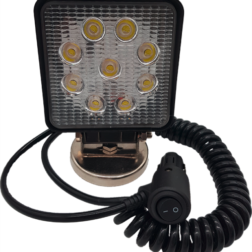 Berger und Schröter LED Arbeitsscheinwerfer 9 x 3 Watt mit Magnetfuß eckig - Arbeits-, Inspektions- & Sicherheitsleuchten von Berger & Schröter