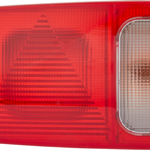 Hella Heckleuchte Caraluna I für Anhänger rechts mit Rückstrahllicht / Rückfahrlicht / Seitenmarkierungslicht / Blinklicht / Bremslicht / Schlusslicht - Fahrzeugbeleuchtung außen