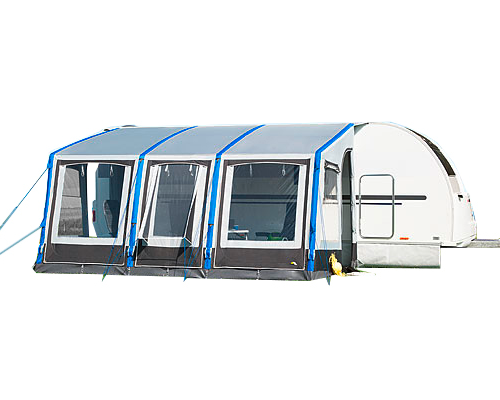 DWT Space Air HQ 445 M aufblasbares Luftvorzelt Anbauhöhe 235 - 250 cm - Wohnwagenvorzelte