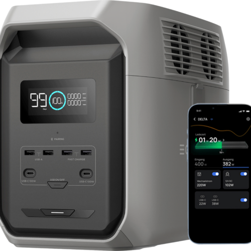 EcoFlow Delta 3 1500 Tragbare Powerstation 1,5 kWh 1.800 W - Powerstations