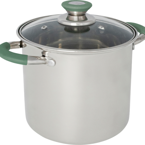 Bo-Camp Flair Plus Kochtopf Edelstahl mit Glasdeckel 18 cm - Camping-Töpfe