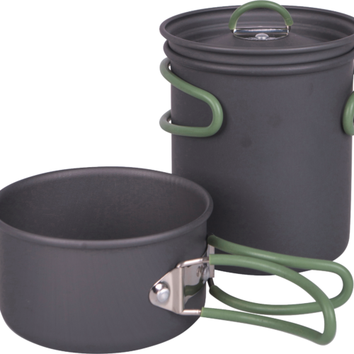 Bo-Camp Explorer Kochgeschirr-Set Aluminium eloxiert 2-tlg. - Trekkinggeschirr