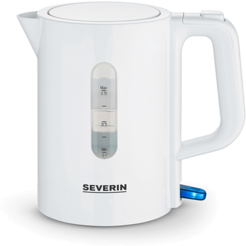 Severin WK 3462 Mini Reise-Wasserkocher 1100 W weiß - Kaffeemaschinen & Wasserkocher