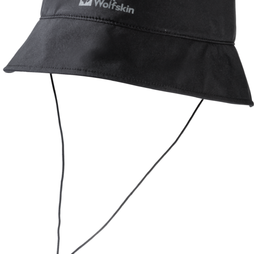 Jack Wolfskin Regenhut schwarz L - Hüte & Mützen