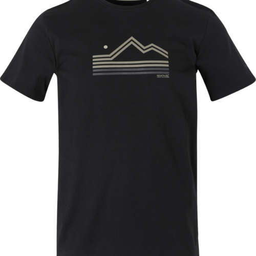 Regatta Breezed V Herren T-shirt schwarz M - Herrenjacken