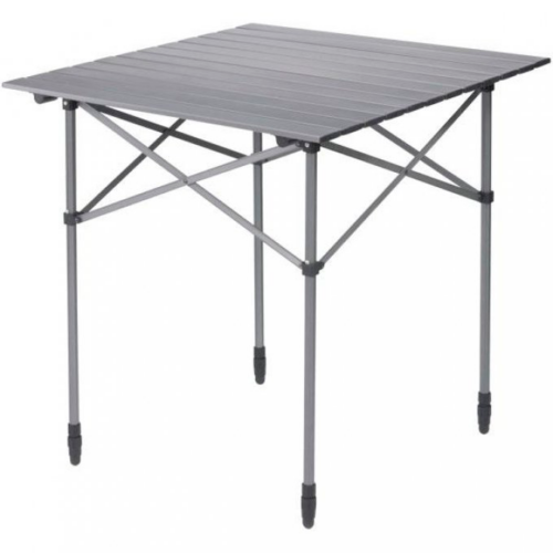Berger Velino Alu-Campingtisch mit Rollplatte 70 x 70 cm - Rolltische