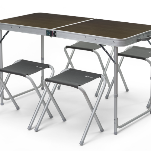 Berger Solo + 4 Hocker Picknicktisch 120 x 60 cm - Picknicktische