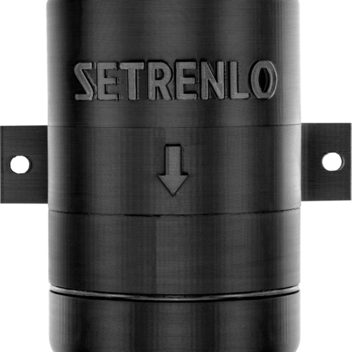 Setrelino Inline-Klo-Entlüftung mit Aktivkohle 24 Volt Standard > 45 m³/h - Toilettenentlüftungen & Zubehör von Setrenlo