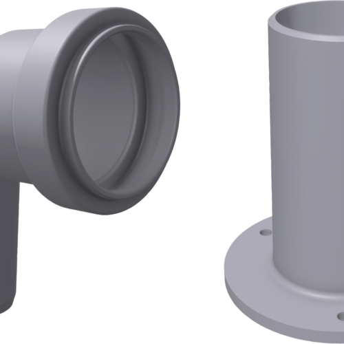 Setrenlo Anschluss-Set für Klo-Entlüftungen ⌀ 38 mm - Toilettenentlüftungen & Zubehör
