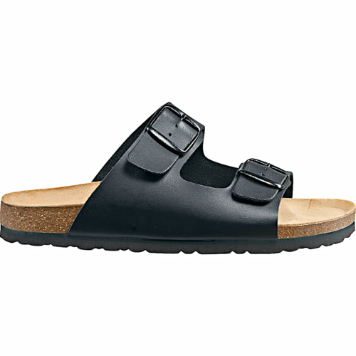 Geka Bioline Unisex Pantolette schwarz 41 - Herrenschuhe von Lico