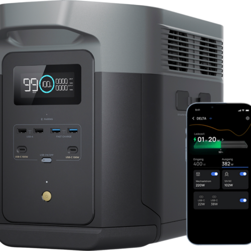 EcoFlow Delta 2 Max Tragbare Powerstation 2 kWh 2.400 W - Powerstations
