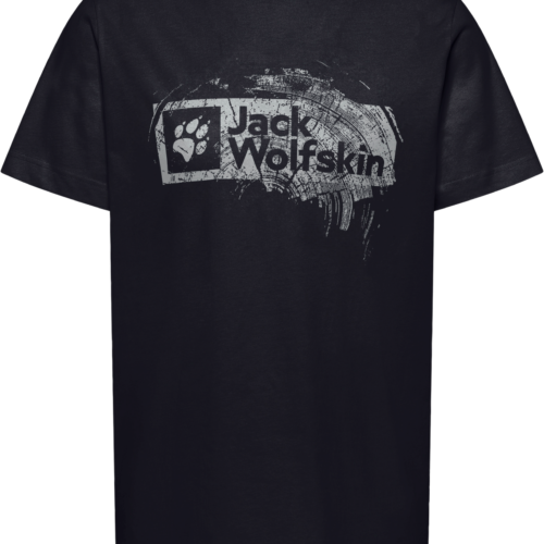 Jack Wolfskin Brand T Herren T-Shirt dunkelblau M - Herrenshirts, -hemden & -pullover