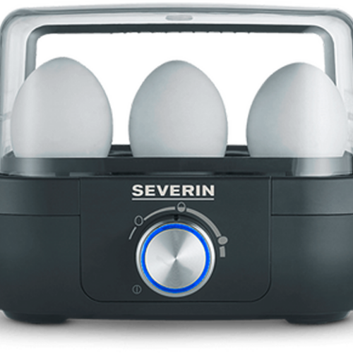 Severin EK 3166 Eierkocher mit Kochzeitüberwachung 420 W Schwarz - Kochgeräte & sonstiges