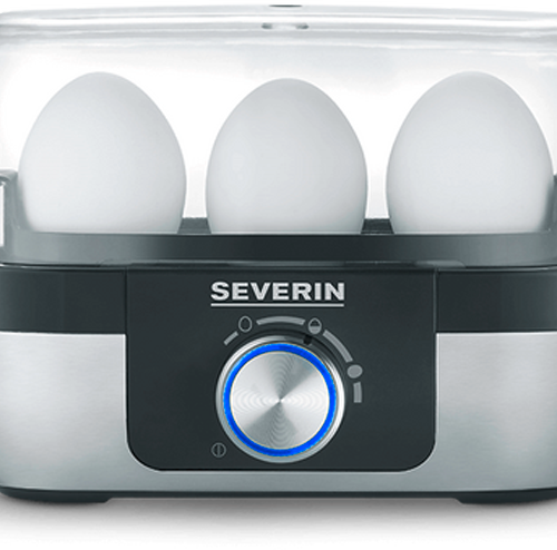 Severin EK 3163 Eierkocher mit Kochzeitüberwachung 270 W silber - Kochgeräte & sonstiges
