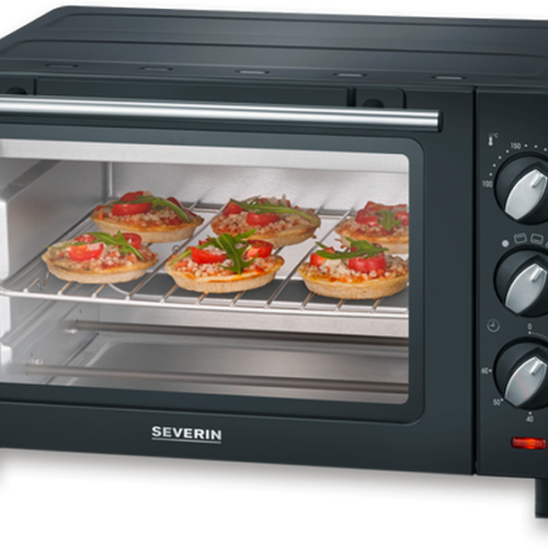 Severin TO 2042 Back- und Toastofen 1200 W schwarz - Backöfen