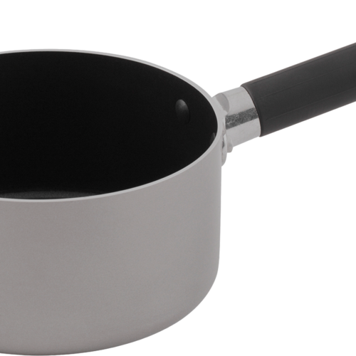 Outwell Feast Aluminiumkochtopf mit Keramikbeschichtung 1,5 Liter mit abnehmbaren schwarzen Griff - Camping-Töpfe