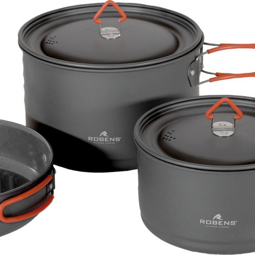Robens Basecamp Pro Ceramic Kochset XL 3-tlg. - Kochgeschirr-Sets