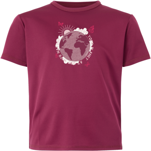 Regatta Alvarado IX Kinder T-Shirt dunkelrot 116 - Kinder T-Shirts & -hemden
