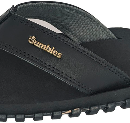 Gumbies Vegovert Herren Zehenstegsandale schwarz 46 - Herrenschuhe