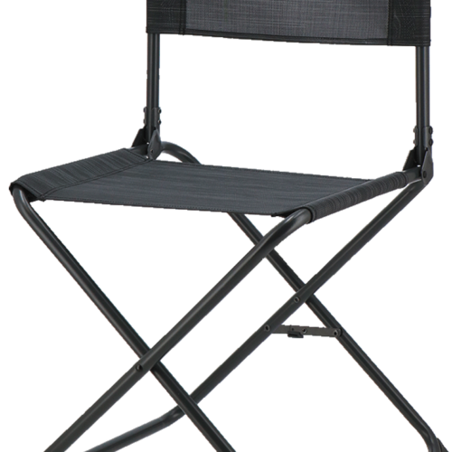 Travellife Como Campinghocker mit abnehmbarer Rückenlehne blend gray - Campinghocker