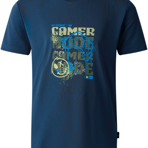 Dare2b Amuse II Kinder T-Shirt blau 116 - Kinder T-Shirts & -hemden von Dare 2b