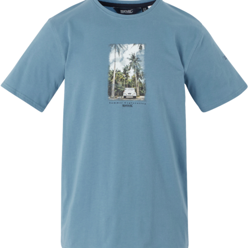 Regatta Cline IX Herren T- Shirt hellblau XL - Herrenshirts, -hemden & -pullover