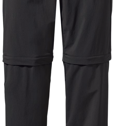 Vaude Farley II Herren Zip-Off Stretchhose schwarz 48 - Herrenhosen & -shorts