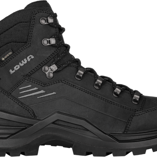 Lowa Renegade Evo GTX Mid Wide Last Herren Wanderschuhe schwarz 42 - Herrenschuhe