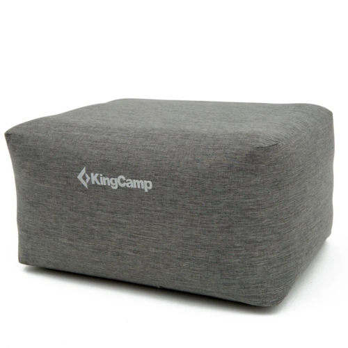 KingCamp Air Cube Campinghocker mit abnehmbarem Bezug 75 × 55 × 39 cm Granite - Campinghocker