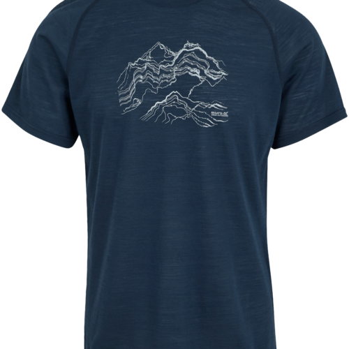 Regatta Escade Herren T-shirt dunkelblau XXXL - Herrenshirts, -hemden & -pullover