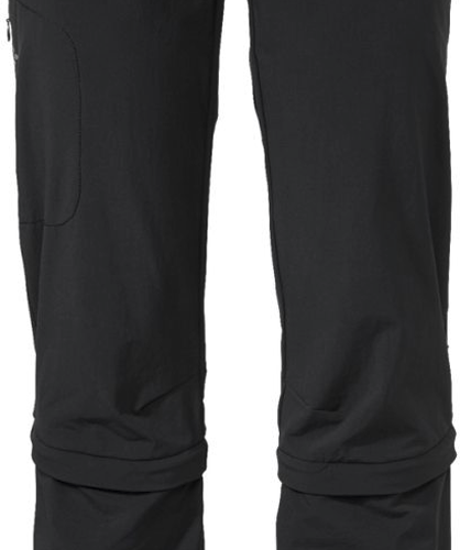 Vaude Farley Stretch Capri T-Zip III Damenhose schwarz 36 - Damenhosen, -röcke & -kleider
