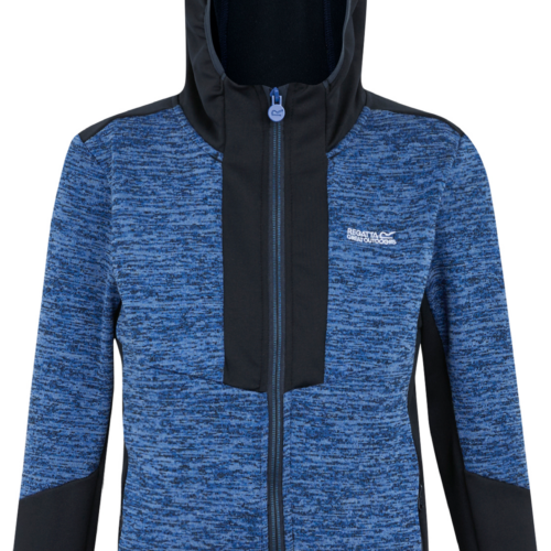 Regatta Dissolver X Kinder Fleecejacke mit durchgehendem Reißverschluss dunkelblau 116 - Kinderjacken