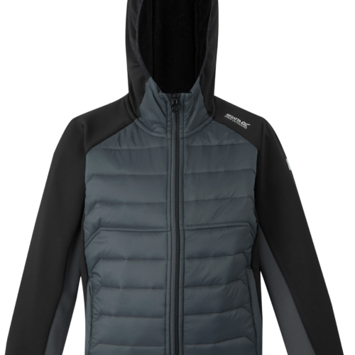 Regatta Kielder IX Kinder Hybridjacke dunkelgrau 152 - Kinderjacken