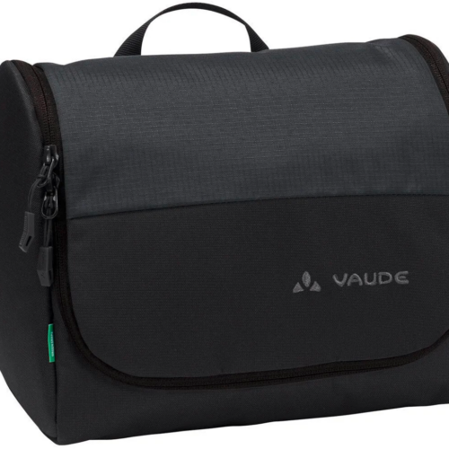 VauDe WegaWash Kulturbeutel mit integriertem Spiegel 7L black - Kulturbeutel