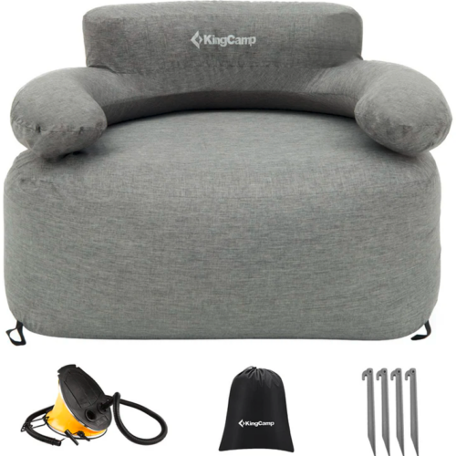 KingCamp Air Lounger Granite aufblasbarer Campingsessel 108 × 78 × 70 cm - Relaxsessel