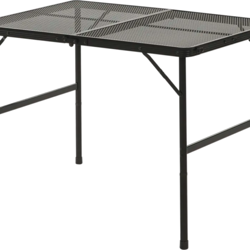 Travellife Greccio Campingtisch Klappbar Mesh Schwarz 90 x 60 cm - Klapptische