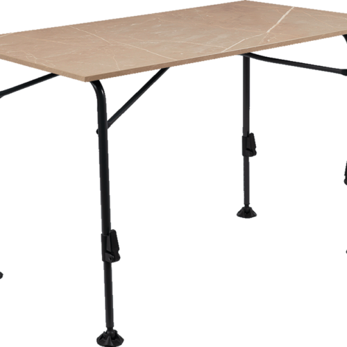 Travellife Mirano Exteriolit Campingtisch Klappbar Taupe Marble 100 x 68 cm - Klapptische