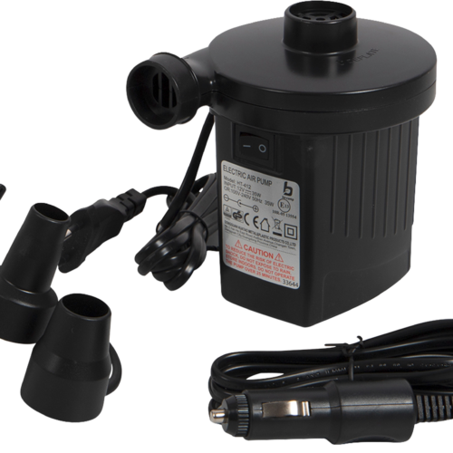 Bo-Camp Elektrische Luftpumpe für 12 und 230 Volt - 230 Liter/min - Luftpumpen